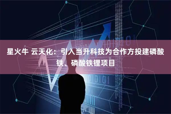 星火牛 云天化：引入当升科技为合作方投建磷酸铁、磷酸铁锂项目