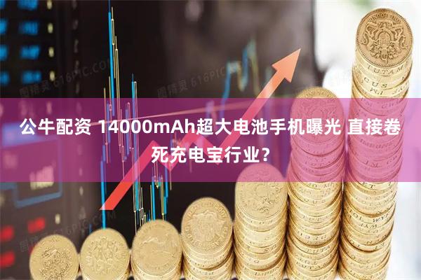 公牛配资 14000mAh超大电池手机曝光 直接卷死充电宝行业？
