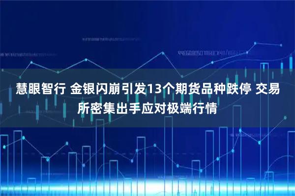 慧眼智行 金银闪崩引发13个期货品种跌停 交易所密集出手应对极端行情
