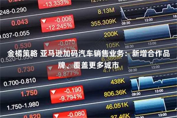 金橘策略 亚马逊加码汽车销售业务：新增合作品牌、覆盖更多城市